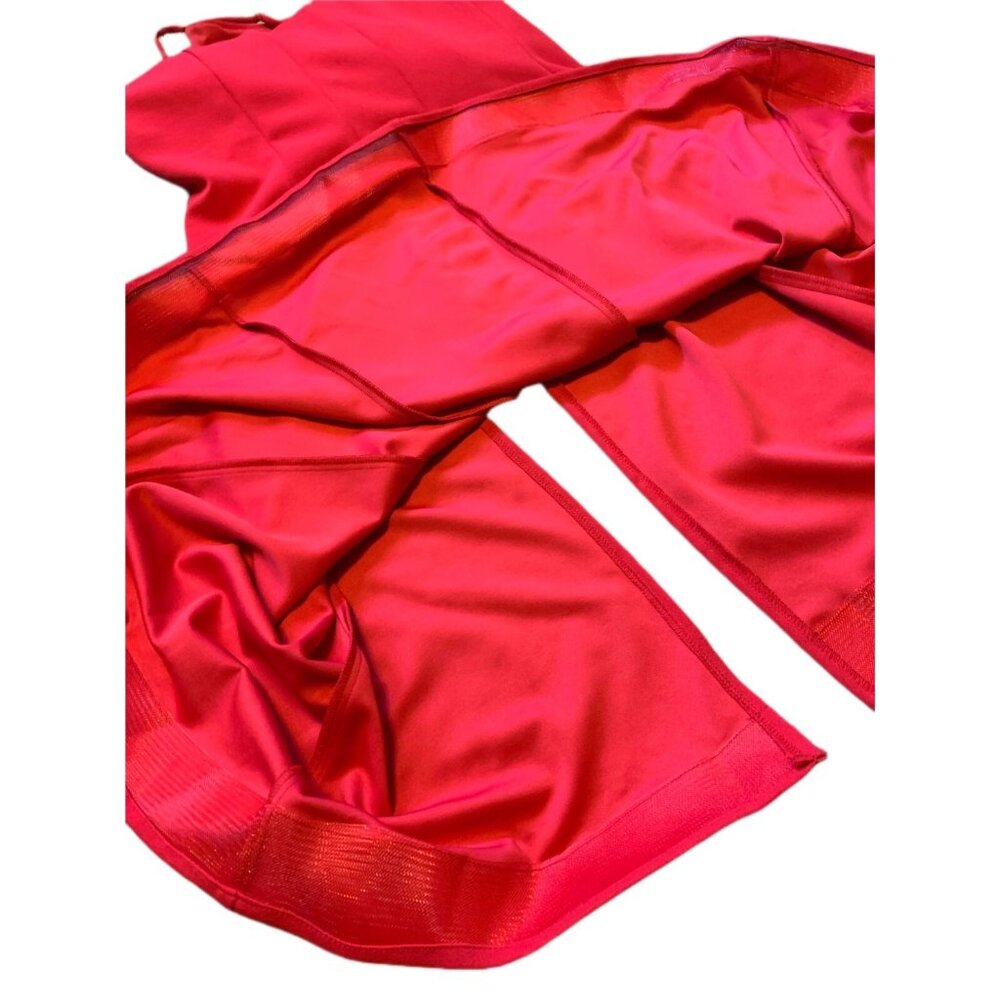 Teeze Me Women’s Crepe One Shoulder Sheath Red Prom Dress Size 1 NWT - Picture 8 of 8